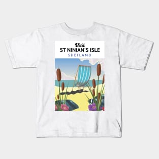 St Ninian's Isle, Shetland Kids T-Shirt